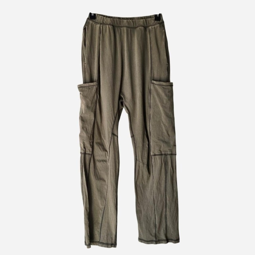 Free People Movement Hot Shot Pants In Olive Green Size Small